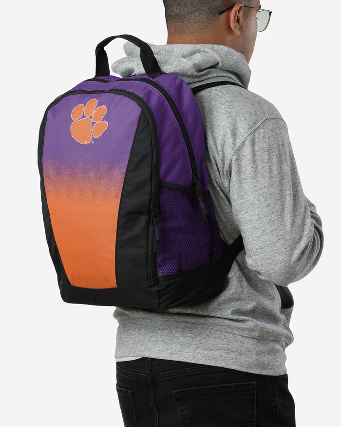 Clemson Tigers Primetime Gradient Backpack FOCO - FOCO.com