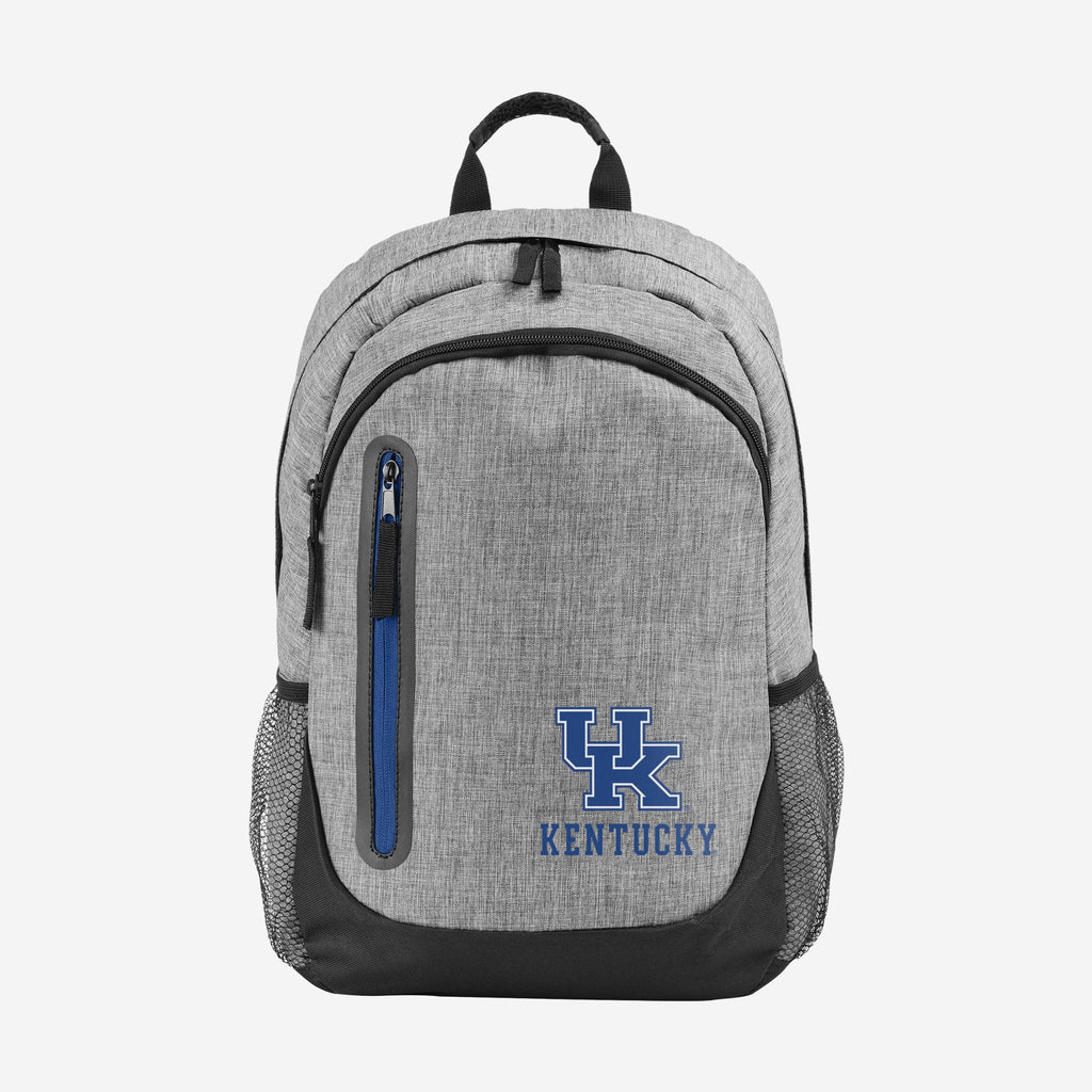 Kentucky Wildcats Heather Grey Bold Color Backpack FOCO - FOCO.com