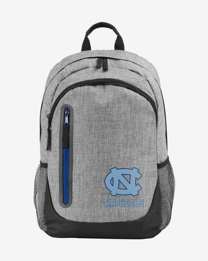 North Carolina Tar Heels Heather Grey Bold Color Backpack FOCO - FOCO.com