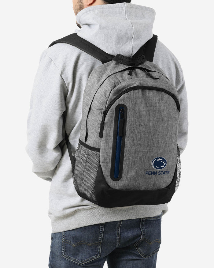 Penn State Nittany Lions Heather Grey Bold Color Backpack FOCO - FOCO.com