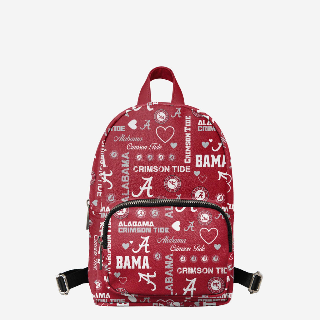 Alabama Crimson Tide Logo Love Mini Backpack FOCO