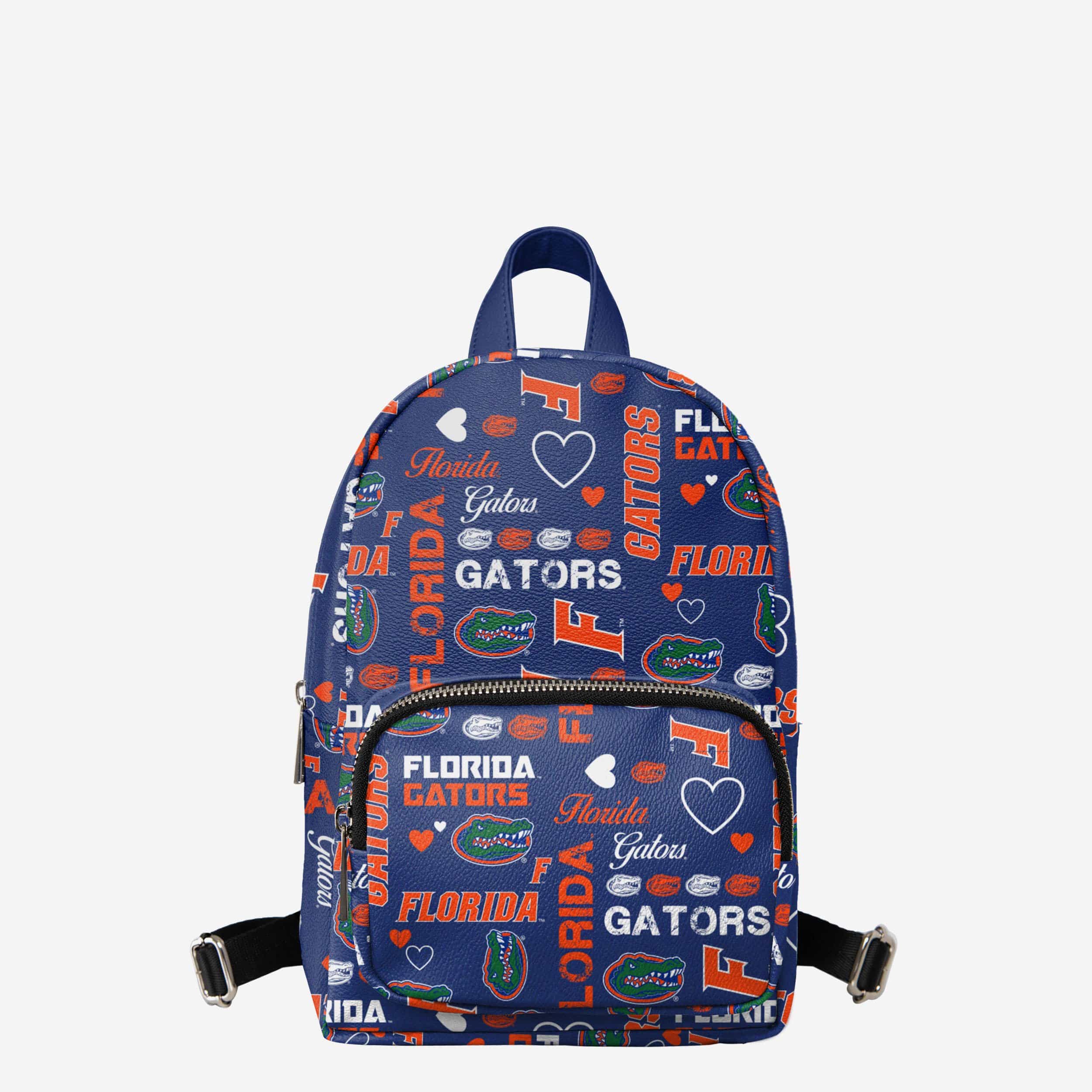 gators mini backpack Chad & Jake Black Florida Personalized The zippered compartments provide ample space for books Florida Gators Logo Love Mini