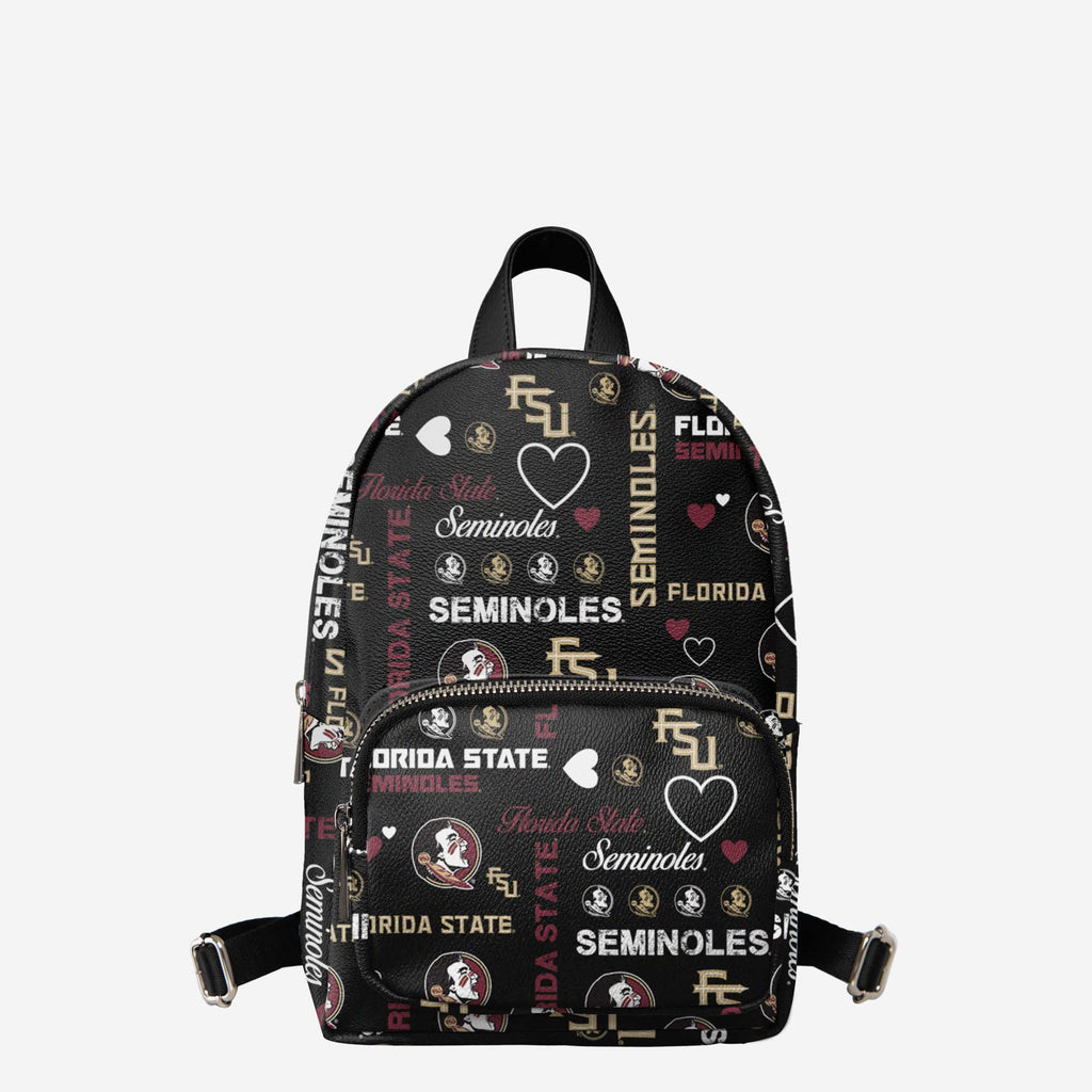 Florida State Seminoles Logo Love Mini Backpack FOCO - FOCO.com