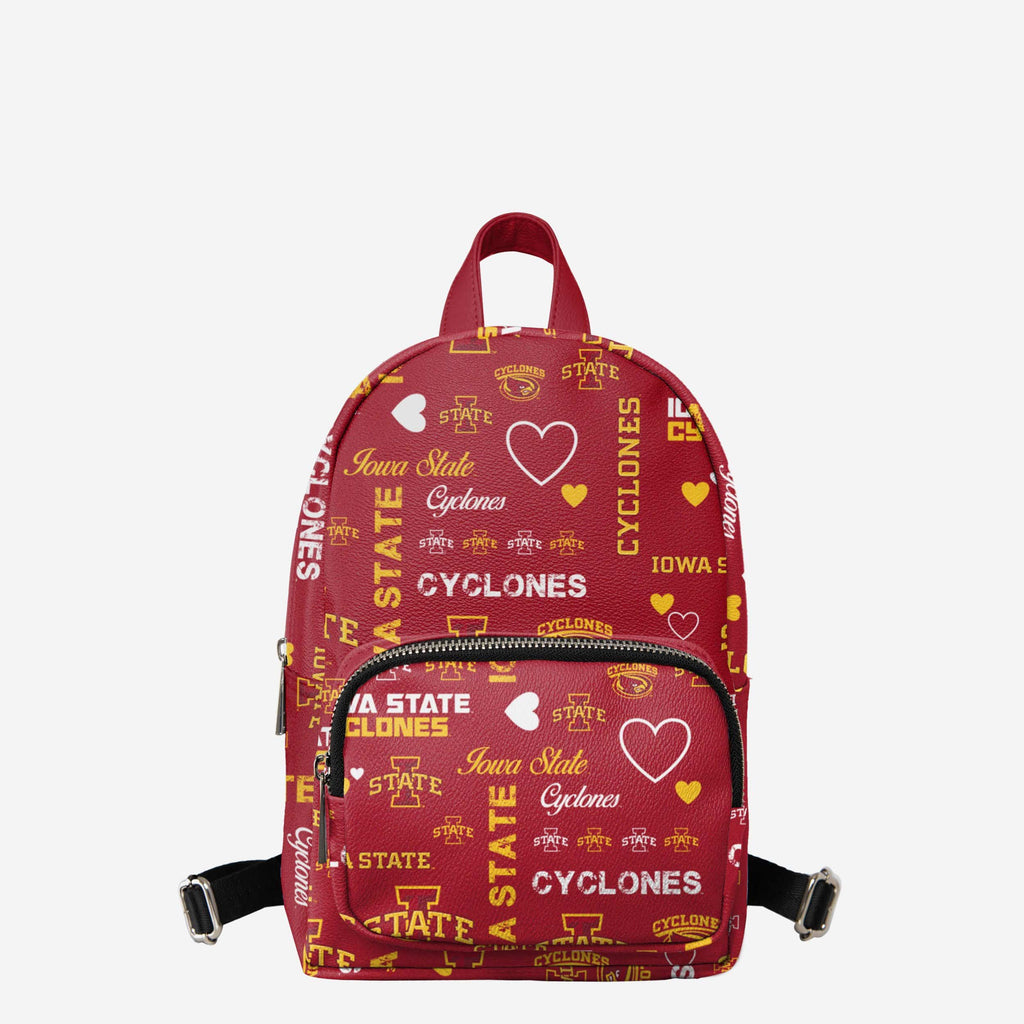 Iowa State Cyclones Logo Love Mini Backpack FOCO - FOCO.com