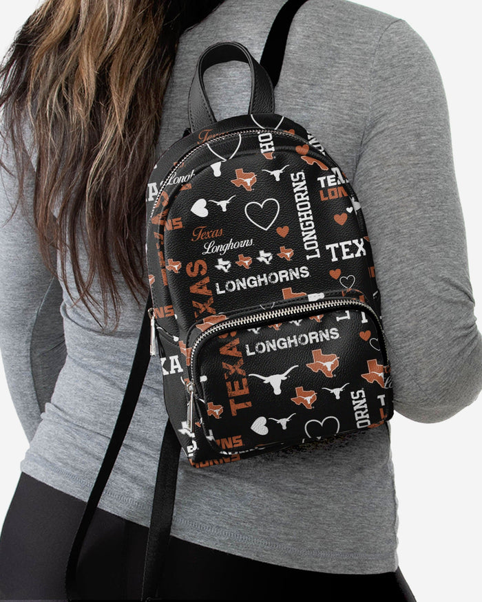 Texas Longhorns Logo Love Mini Backpack FOCO - FOCO.com