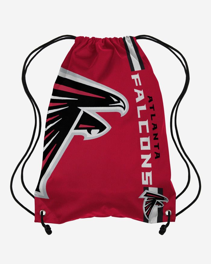 Atlanta Falcons Big Logo Drawstring Backpack FOCO - FOCO.com