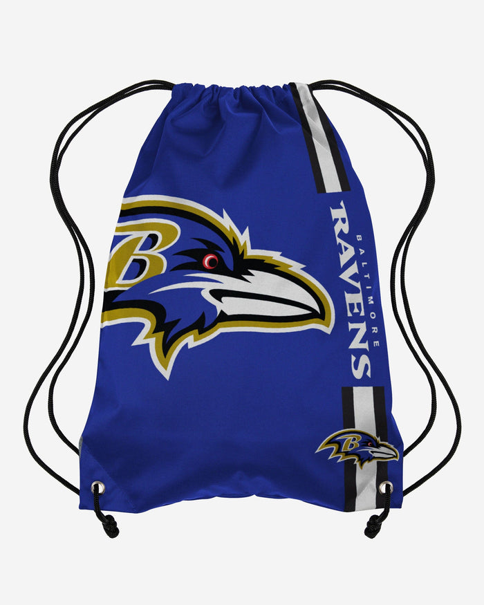 Baltimore Ravens Big Logo Drawstring Backpack FOCO - FOCO.com