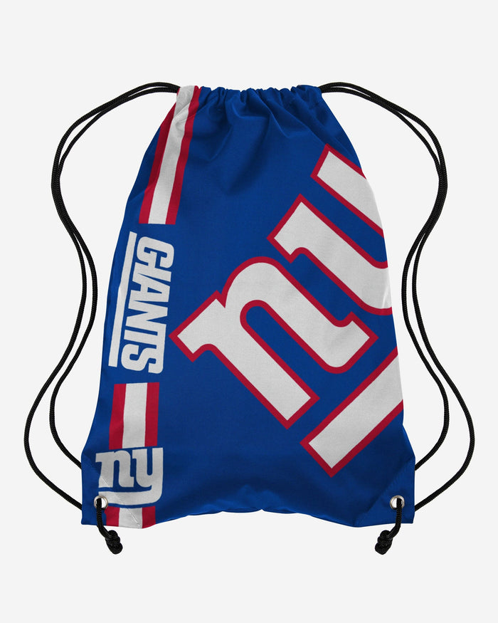 New York Giants Big Logo Drawstring Backpack FOCO - FOCO.com