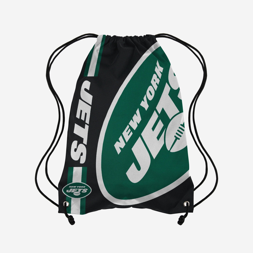 New York Jets Big Logo Drawstring Backpack FOCO - FOCO.com