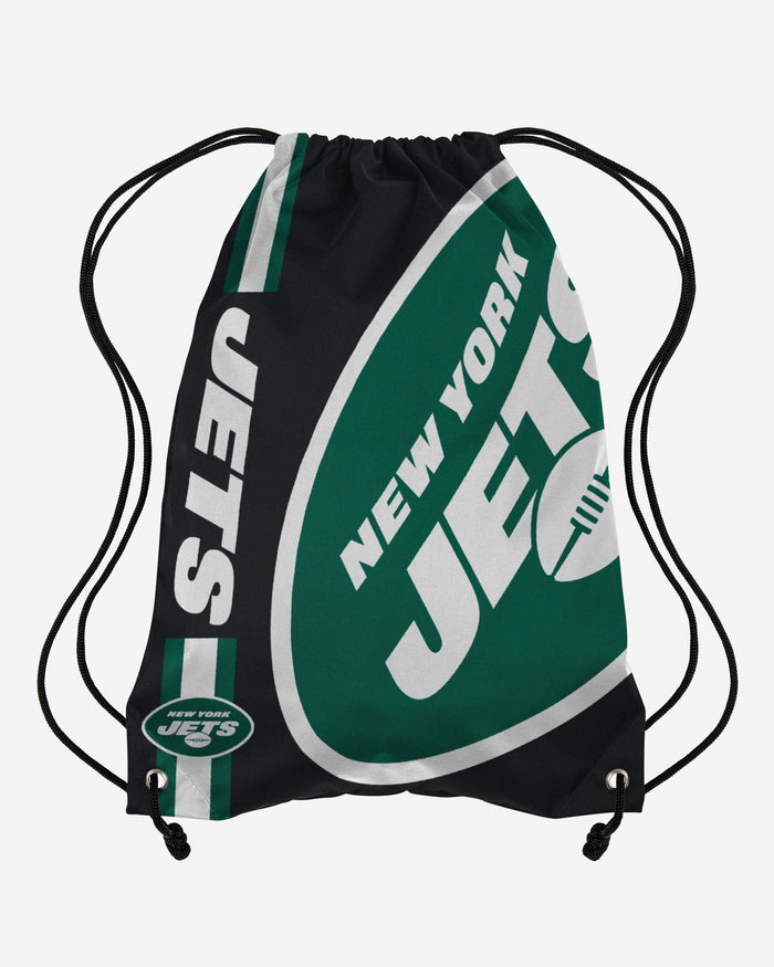 New York Jets Big Logo Drawstring Backpack FOCO - FOCO.com
