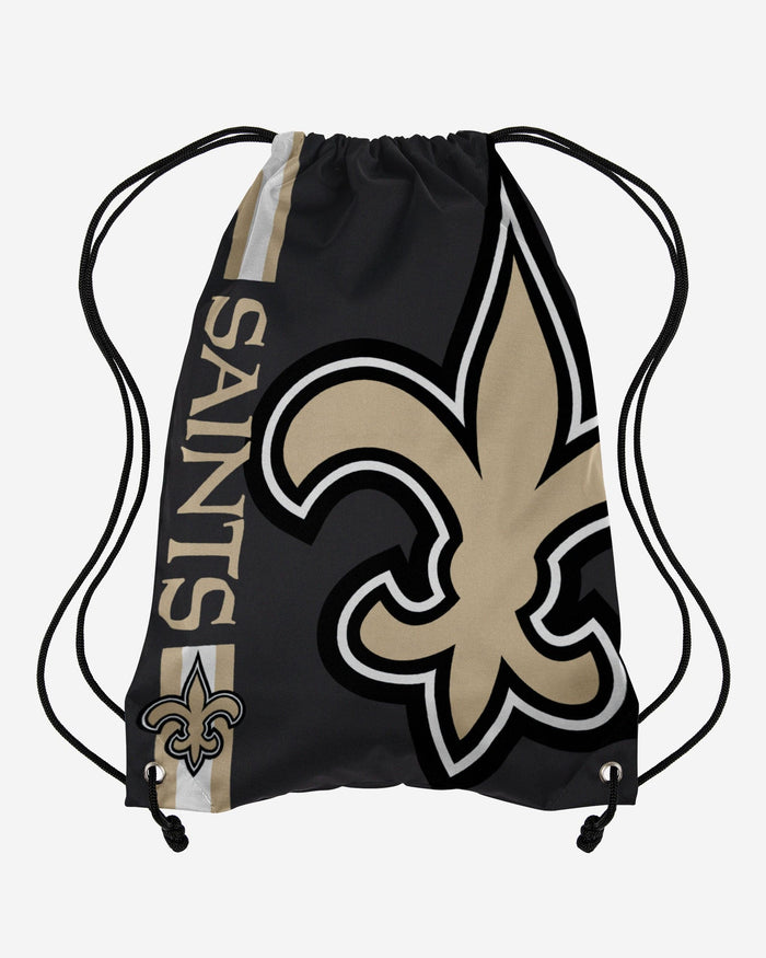 New Orleans Saints Big Logo Drawstring Backpack FOCO - FOCO.com