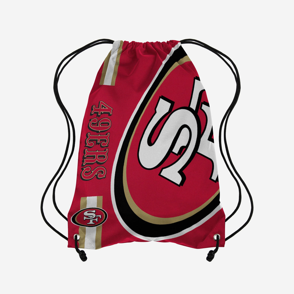 San Francisco 49ers Big Logo Drawstring Backpack FOCO - FOCO.com