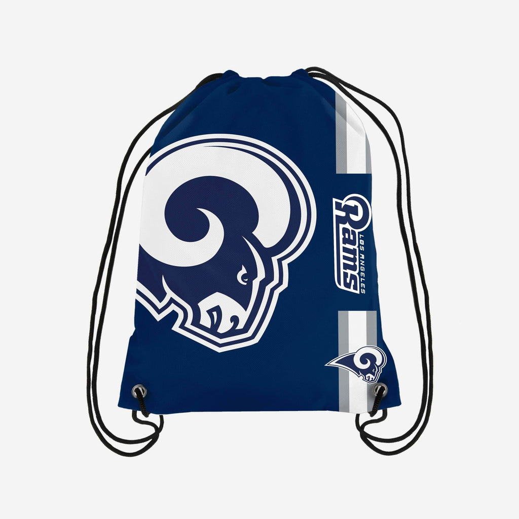 Los Angeles Rams Big Logo Drawstring Backpack FOCO - FOCO.com