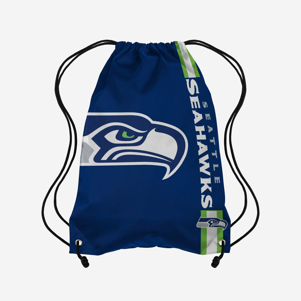 Seattle Seahawks Big Logo Drawstring Backpack FOCO - FOCO.com