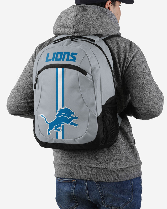 detroit lions nike backpack Zubaz X FOCO NFL 2 Color Zebra Collab Printed Show team pride anywhere you travel with the 18 NFL Action Stripe Backpack Detroit Lions mojosportsbags