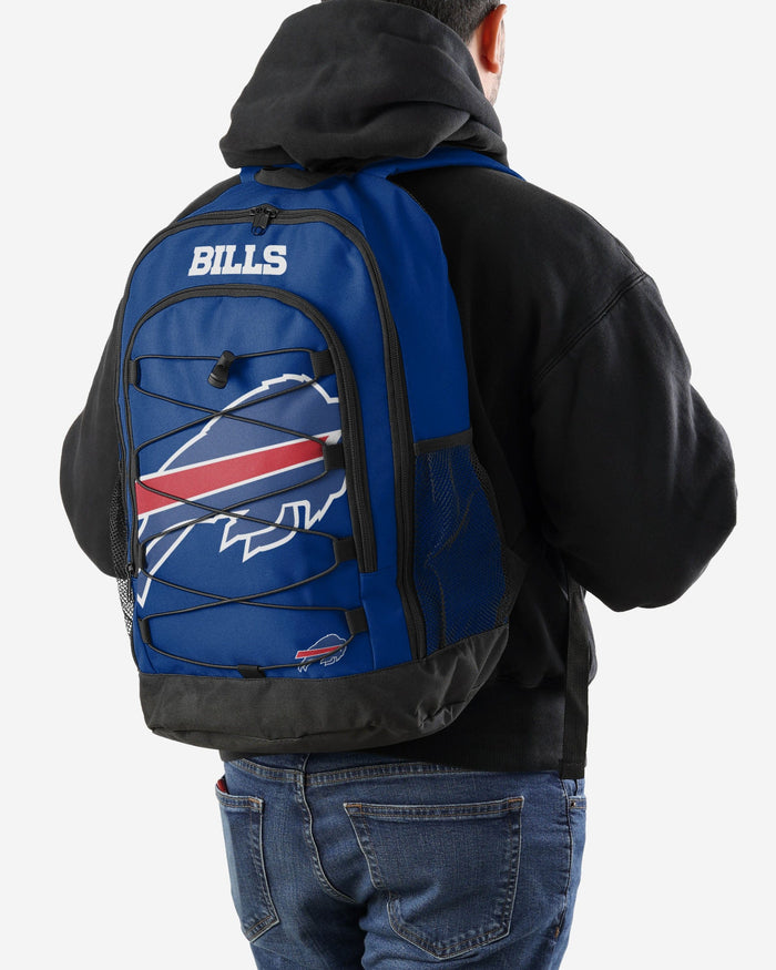 Buffalo Bills Big Logo Bungee Backpack FOCO - FOCO.com