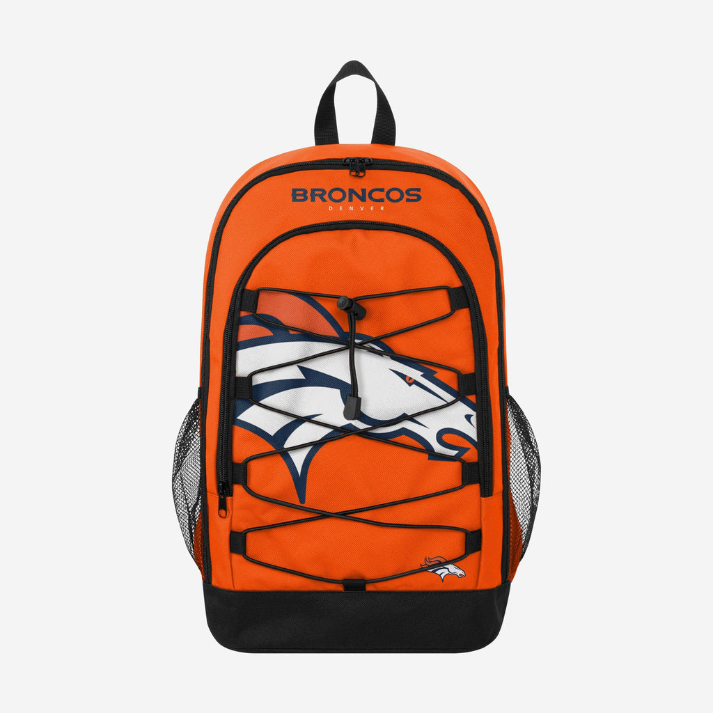 Denver Broncos Big Logo Bungee Backpack FOCO - FOCO.com