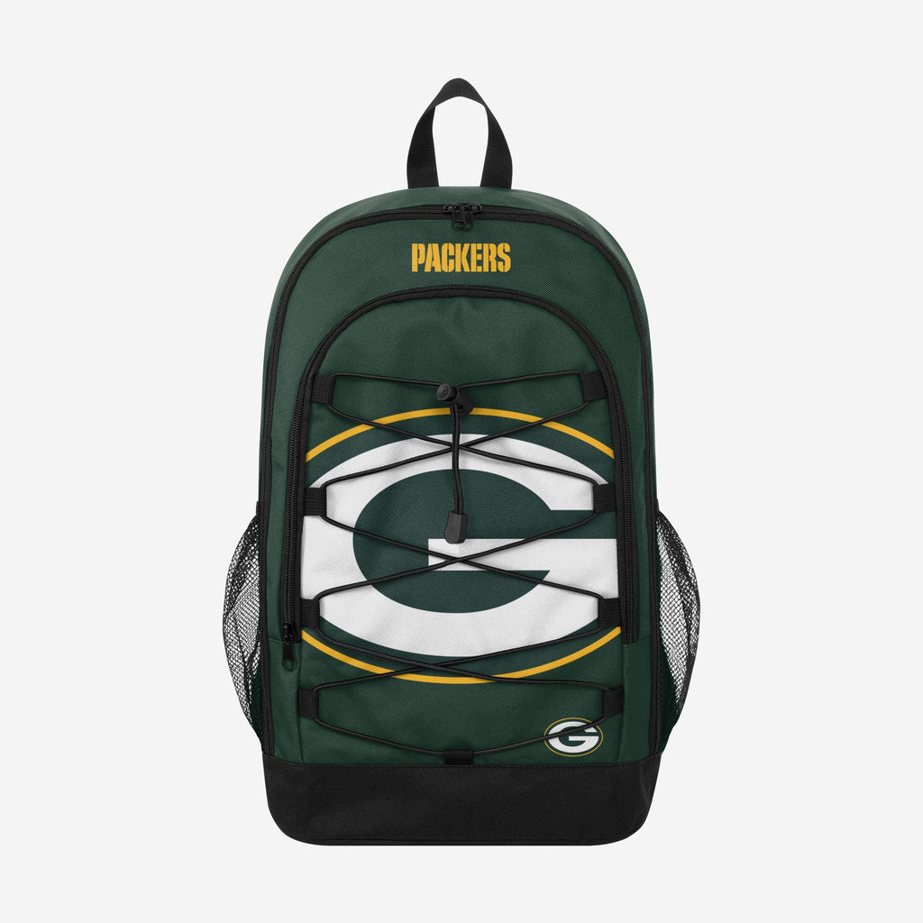 Green Bay Packers Big Logo Bungee Backpack FOCO - FOCO.com