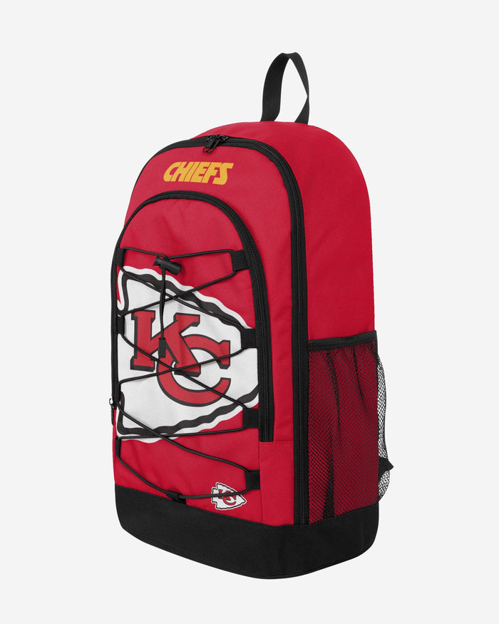 Kansas City Chiefs Big Logo Bungee Backpack FOCO - FOCO.com