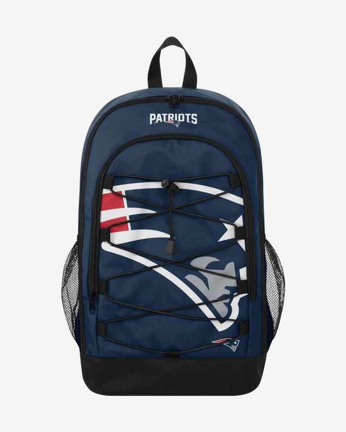 New England Patriots Big Logo Bungee Backpack FOCO - FOCO.com