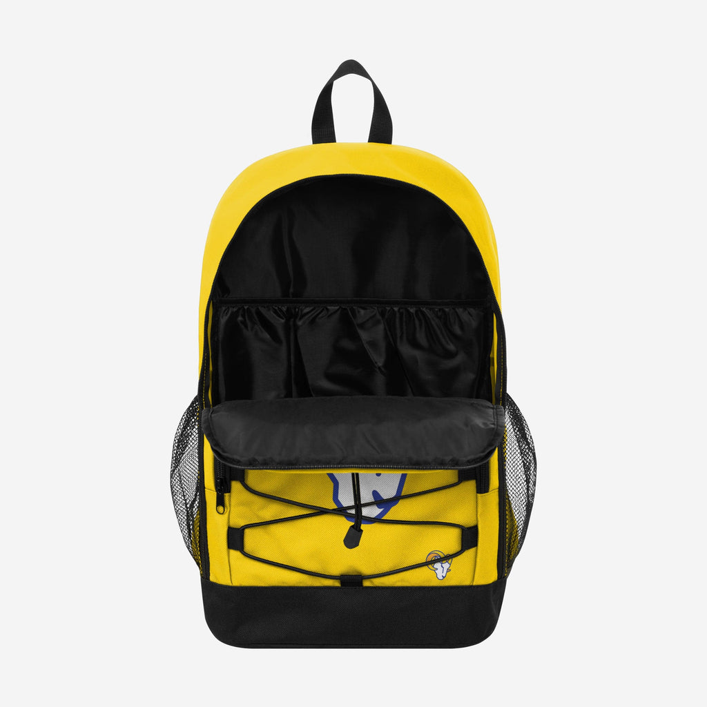 Los Angeles Rams Big Logo Bungee Backpack FOCO