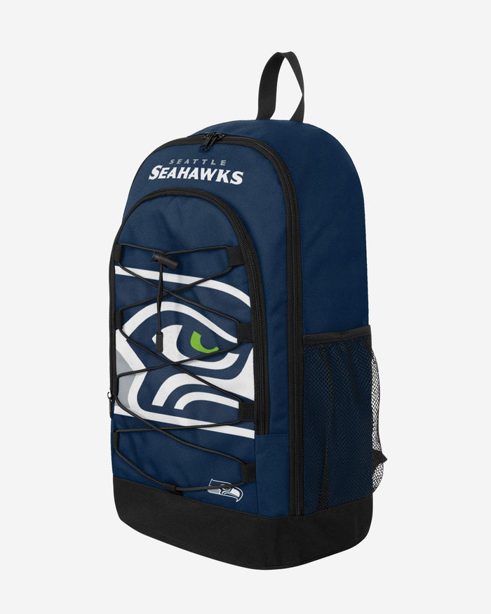 Seattle Seahawks Big Logo Bungee Backpack FOCO - FOCO.com