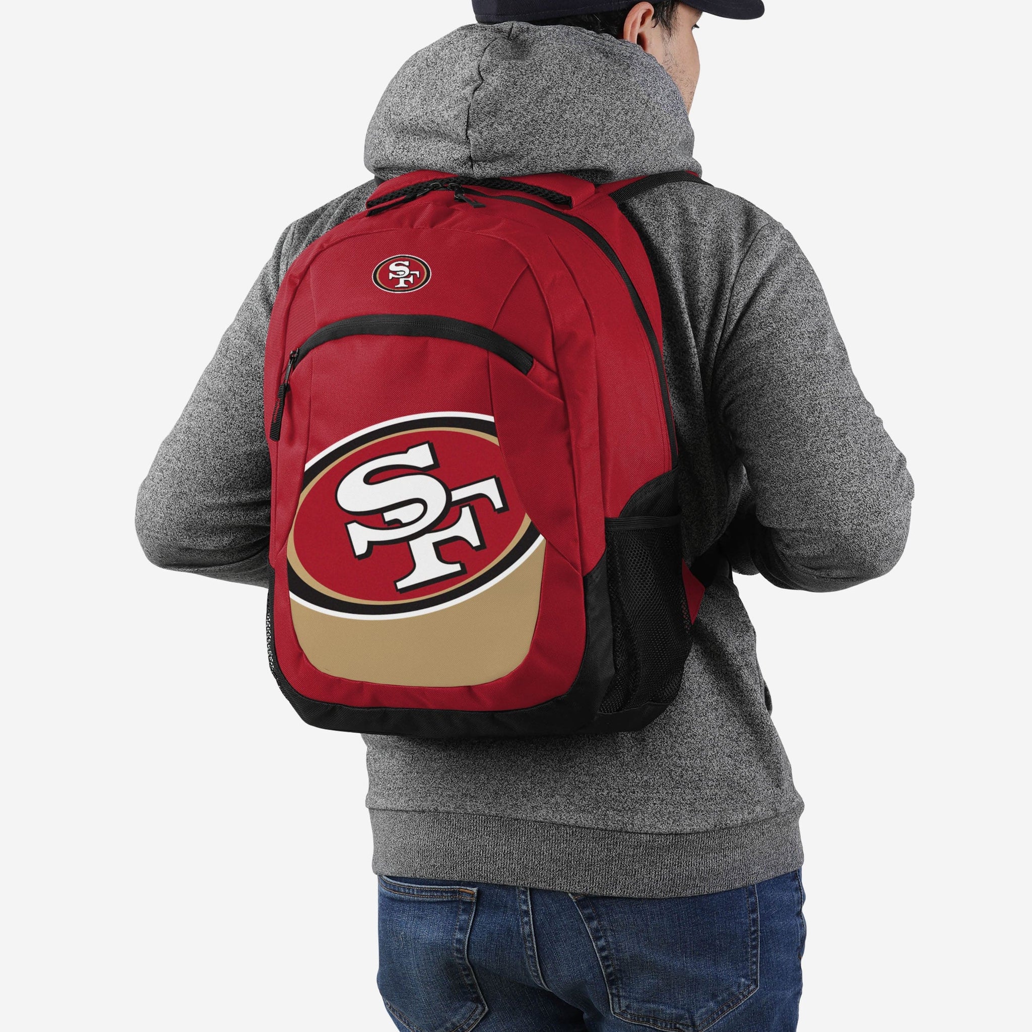 FOCO San Francisco 49ers NFL Colorblock Action Backpack