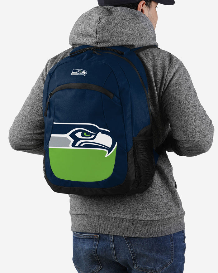 Seattle Seahawks Colorblock Action Backpack FOCO - FOCO.com