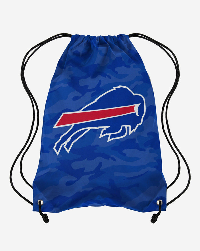 Buffalo Bills Big Logo Camo Drawstring Backpack FOCO - FOCO.com