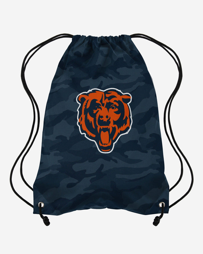 Chicago Bears Big Logo Camo Drawstring Backpack FOCO - FOCO.com