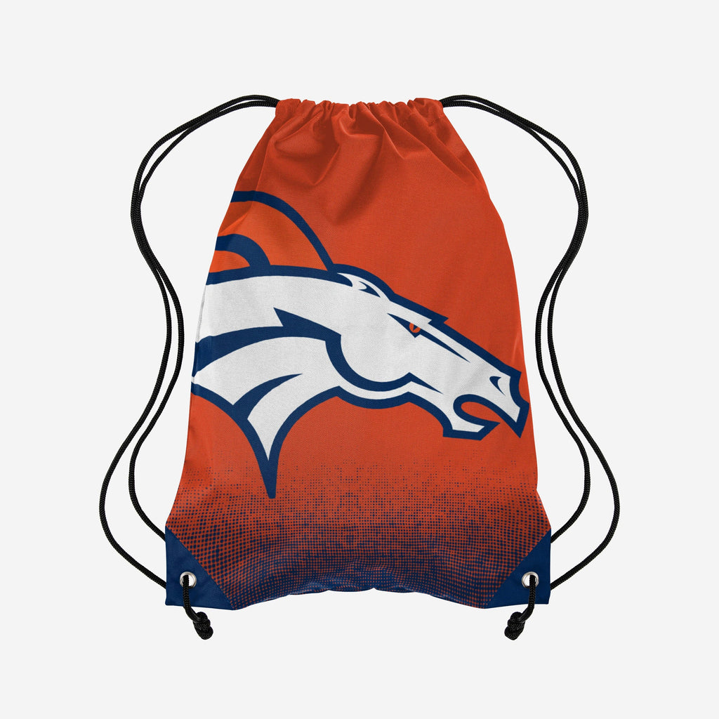 Denver Broncos Gradient Drawstring Backpack FOCO - FOCO.com
