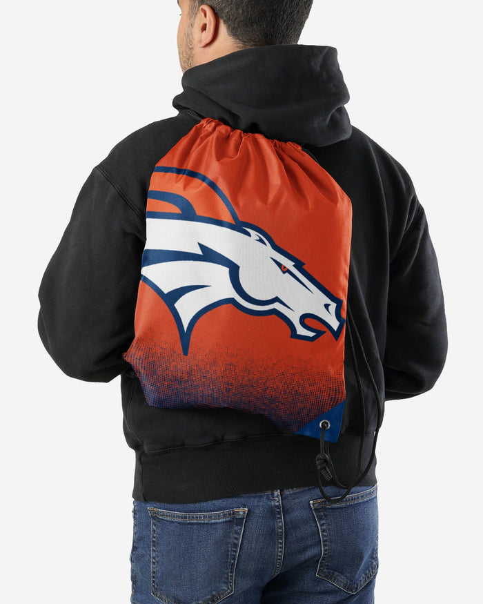 Denver Broncos Gradient Drawstring Backpack FOCO - FOCO.com