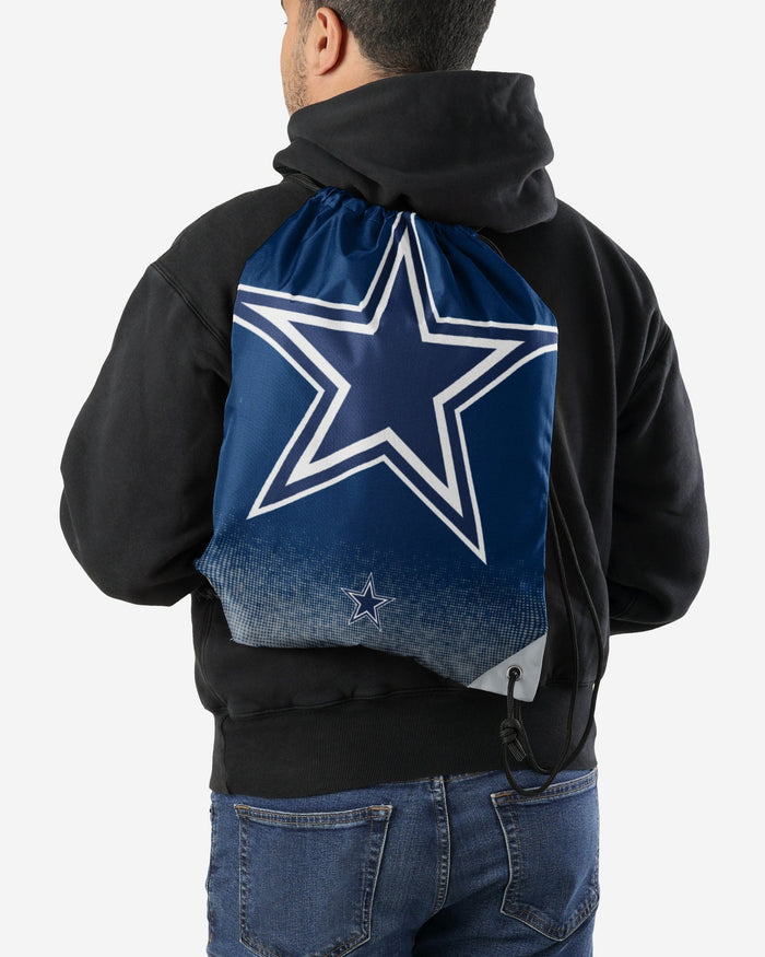 Dallas Cowboys Gradient Drawstring Backpack FOCO - FOCO.com