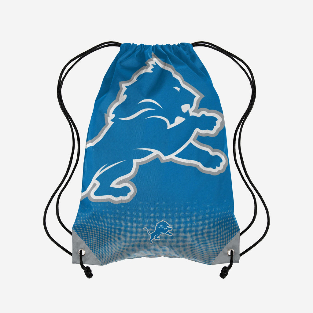 Detroit Lions Gradient Drawstring Backpack FOCO - FOCO.com