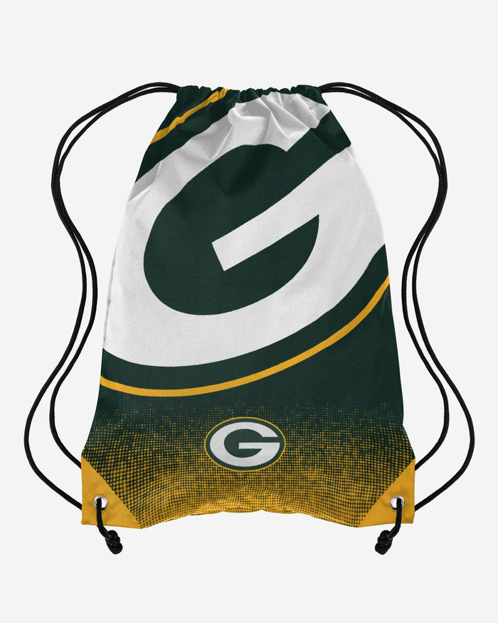 Green Bay Packers Gradient Drawstring Backpack FOCO - FOCO.com