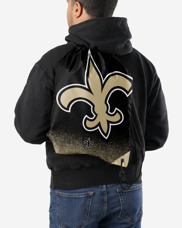 New Orleans Saints Gradient Drawstring Backpack FOCO - FOCO.com
