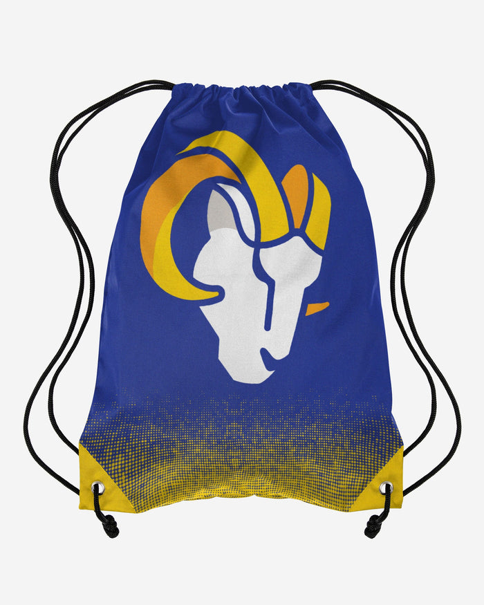 Los Angeles Rams Gradient Drawstring Backpack FOCO - FOCO.com