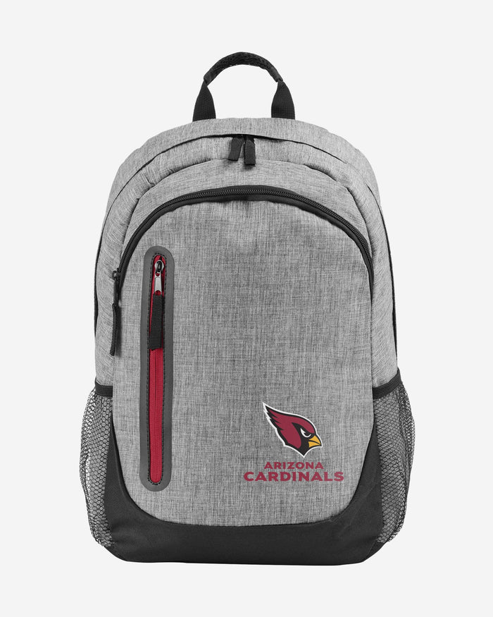 Arizona Cardinals Heather Grey Bold Color Backpack FOCO - FOCO.com