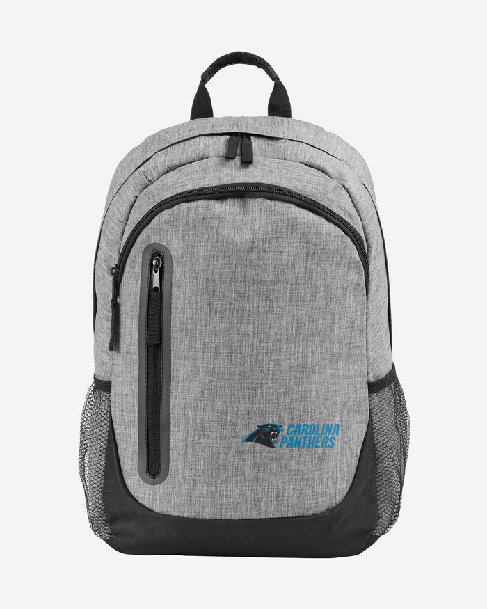 Carolina Panthers Heather Grey Bold Color Backpack FOCO - FOCO.com