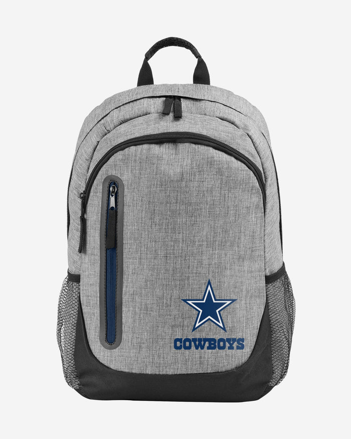 Dallas Cowboys Heather Grey Bold Color Backpack FOCO - FOCO.com