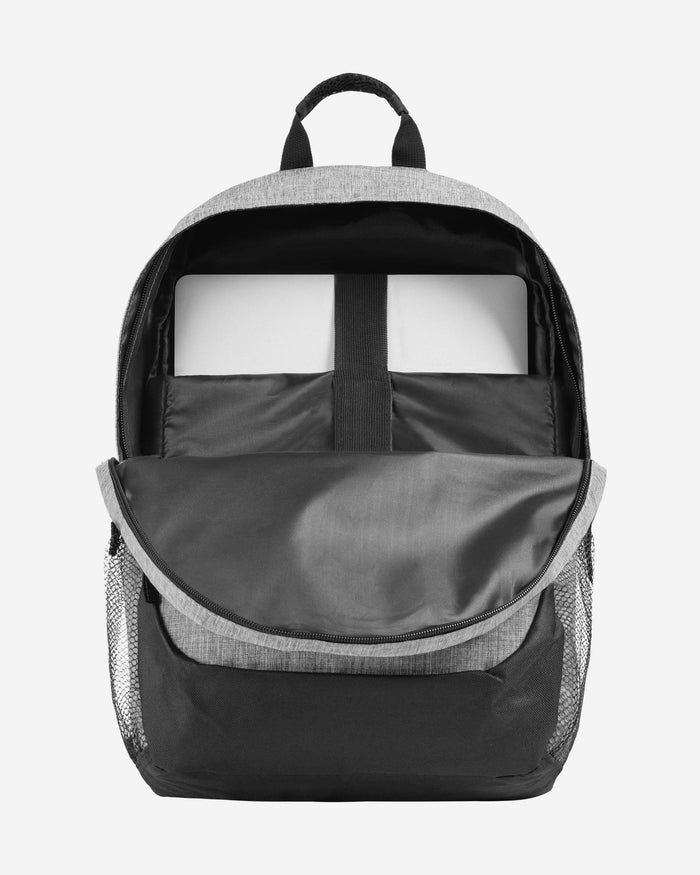 Green Bay Packers Heather Grey Bold Color Backpack FOCO - FOCO.com