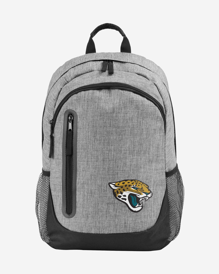 Jacksonville Jaguars Heather Grey Bold Color Backpack FOCO - FOCO.com