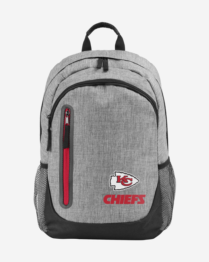 Kansas City Chiefs Heather Grey Bold Color Backpack FOCO - FOCO.com