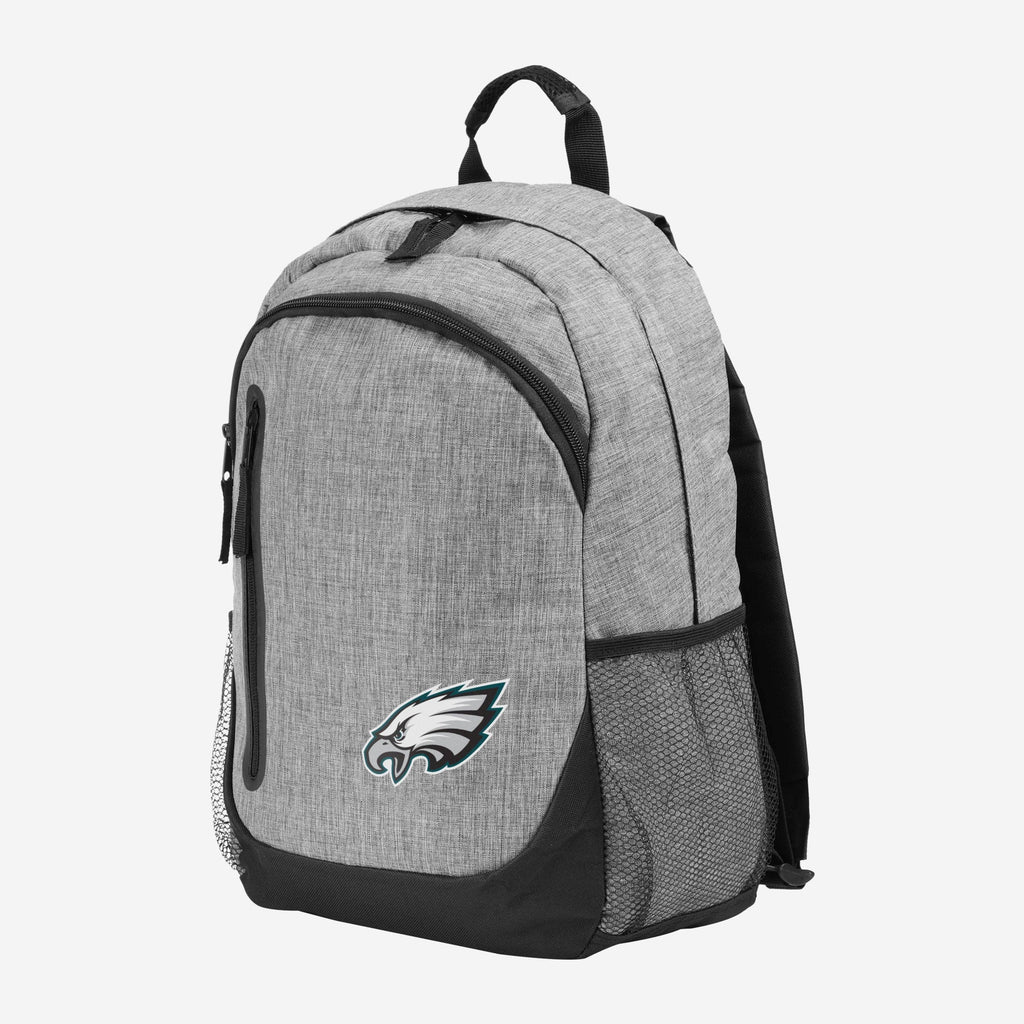 Philadelphia Eagles Heather Grey Bold Color Backpack FOCO
