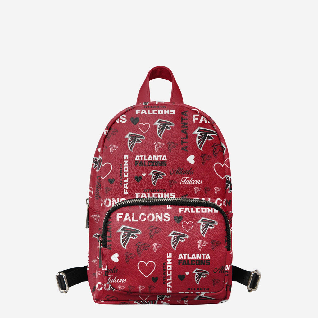 Atlanta Falcons Logo Love Mini Backpack FOCO - FOCO.com