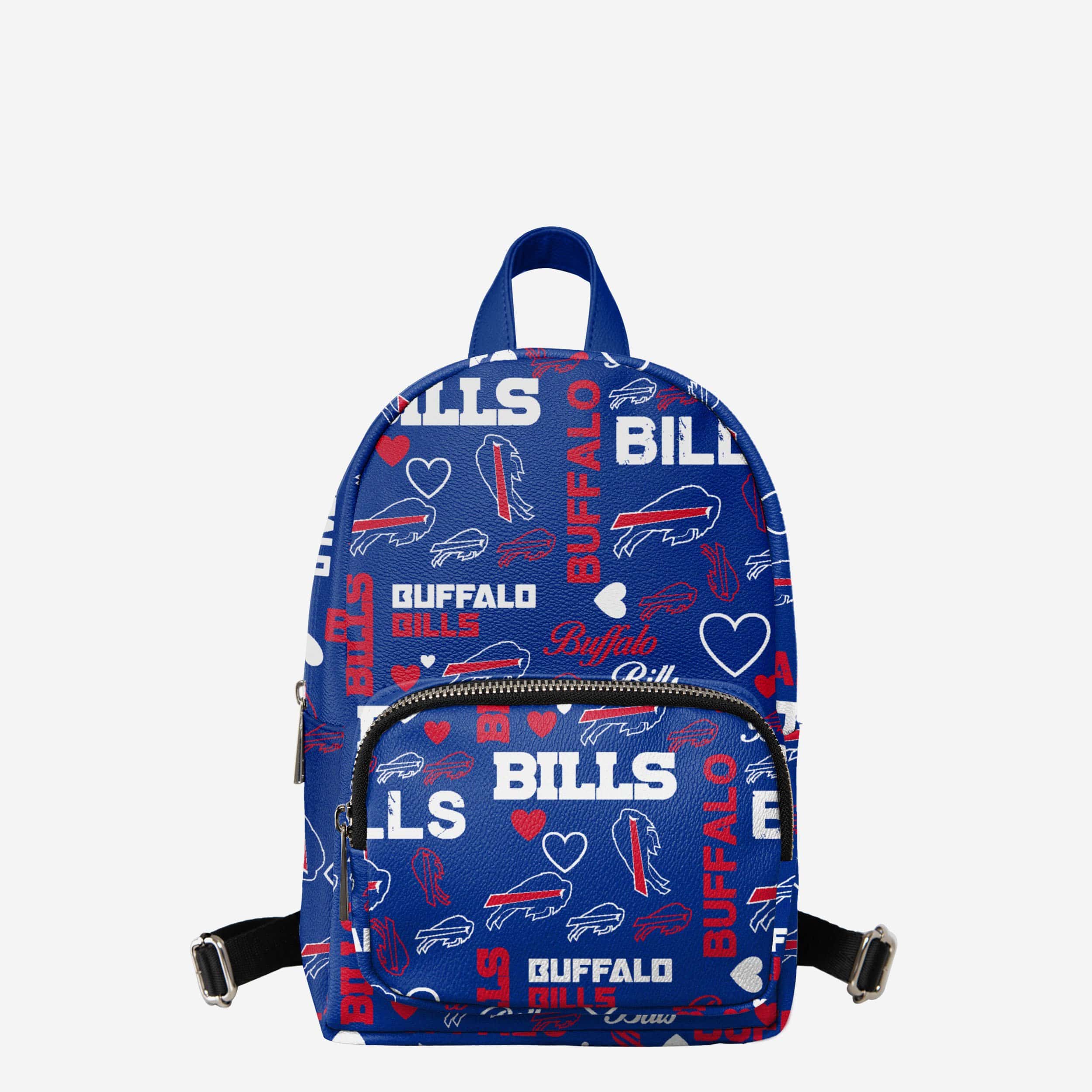 buffalo bills mini backpack Logo Love FOCO Mesh cushioned back Buffalo Bills Logo Love Mini