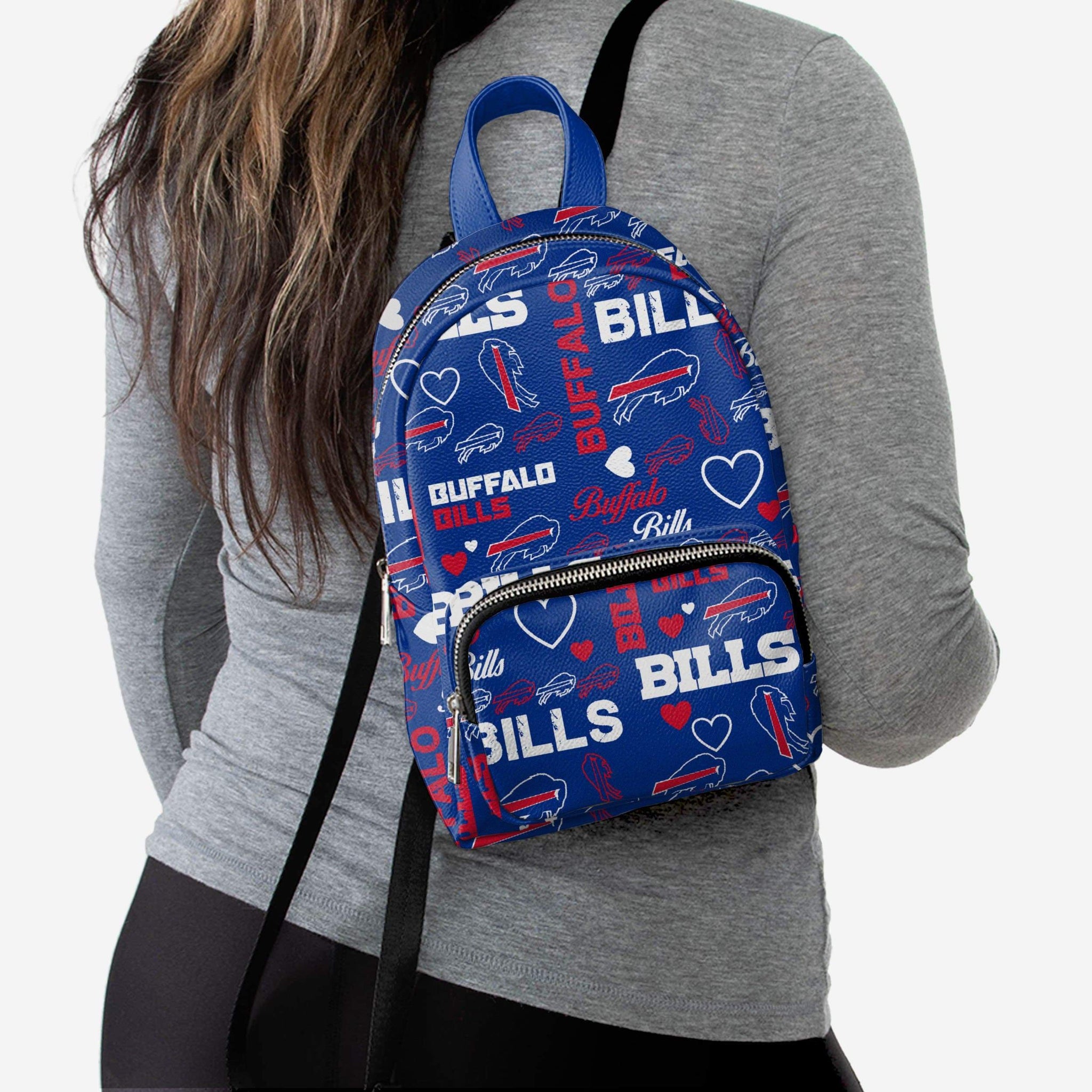 buffalo bills mini backpack Buffalo Bills Logo Love Mini Backpack FOCO