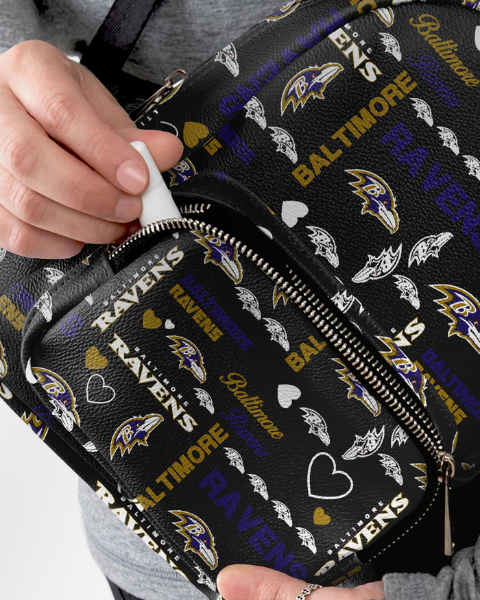 Baltimore Ravens Logo Love Mini Backpack FOCO - FOCO.com
