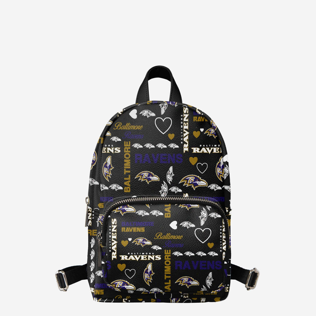 Baltimore Ravens Logo Love Mini Backpack FOCO - FOCO.com