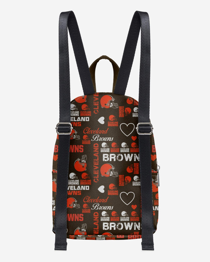 Cleveland Browns Logo Love Mini Backpack FOCO - FOCO.com